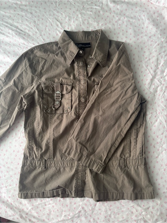 Miss Cocou Jackets & Blazers - Y2K khaki utility jacket